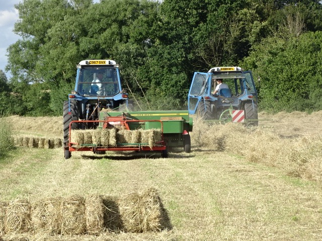 baling of straw